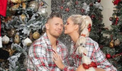 The Miz and Maryse tied the knots in 2014.